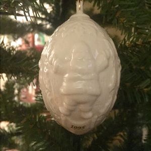 Vintage Lenox 1995 Santa Claus Ornament